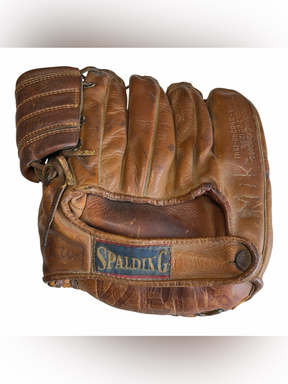 🔥 Vintage 1950s Spalding 1031 Al Smith Signature Baseball Glove RHT USA Leather🔥